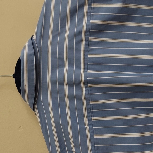 J JILL One Pocket Button Down Striped Cotton Long Sleeve Shirt - Picture 8 of 11